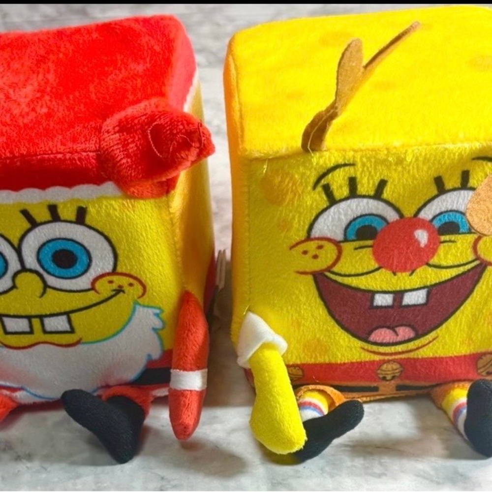 SpongeBob SquarePants Holiday Plush Bundle